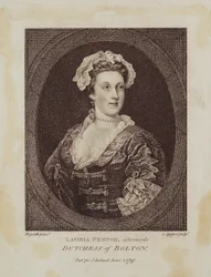 Lavinia Fenton, luego Duquesa de Bolton, grabado por Cornelius Apostool (1762-1844), 1797