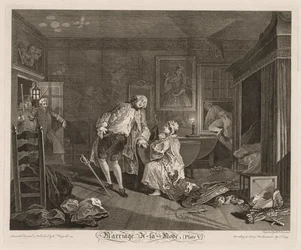 Matrimonio a la moda: La muerte del conde, 1745