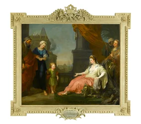 Moisés presentado ante la hija del faraón, 1746