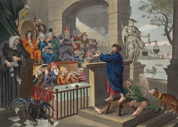 Pablo ante Félix, ilustración de 