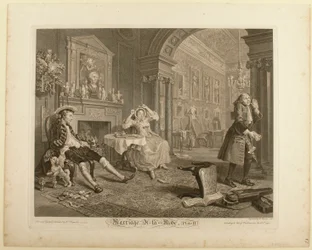 Lámina II, de «Marriage à la Mode»
