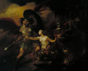 Satanás, el Pecado y la Muerte (Una escena de « El paraíso perdido » de Milton)