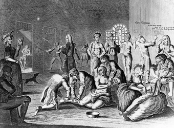Escena en un manicomio, de A Rake