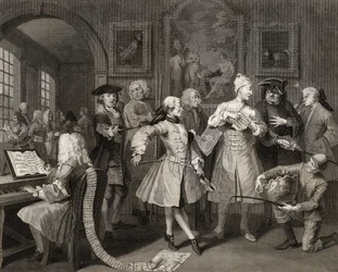 Rodeado de artistas y profesores, lámina II de 