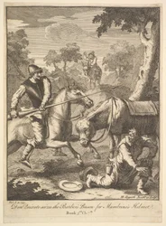 La aventura del yelmo de Mambrino Seis ilustraciones para Don Quijote, 1756 o después