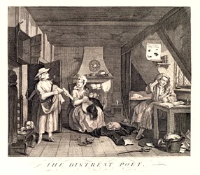 El poeta angustiado, 1741