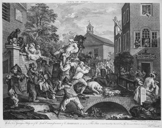 La elección, llevando al miembro, 1758