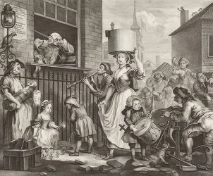 El músico enfurecido. 1741