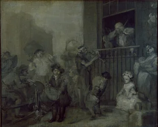 El Músico Enfurecido, c1741