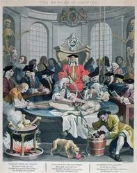 La recompensa de la crueldad, de «Las cuatro etapas de la crueldad», grabado por Thomas Cook (1744-1818), 1799