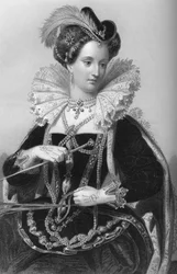 Reina Isabel I 1533-1603 en el Fuerte Tilbury, 1851