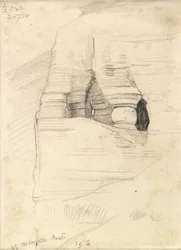 Rocas en Wady Zuara, el Mar Muerto, 1854