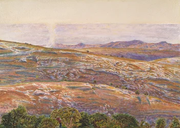 El Mar Muerto desde Siloam, 1861
