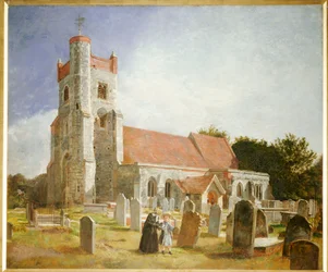 La vieja iglesia, Ewell, 1847