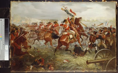 Captura del águila, Waterloo, 1898