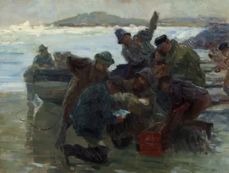 Boceto para Cast Up by the Sea, c.1895