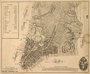 Plano de la Ciudad de Nueva York [hasta la calle 31 Este], 1817