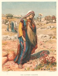 The Eastern Gleaner (grabado en color)