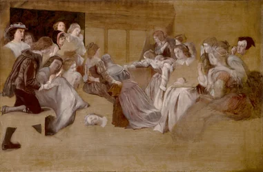 La víspera del martirio (óleo sobre lienzo)