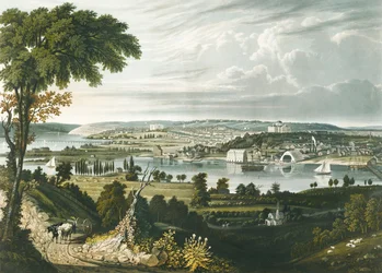 La ciudad de Washington desde más allá del Astillero Naval