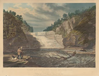 Vista de las Grandes Cataratas de Trenton: West Canada Creek, N.Y.