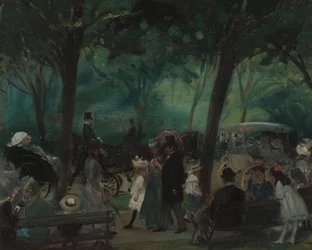 El paseo, Central Park, c.1905