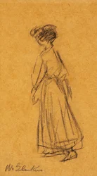 mujer caminando