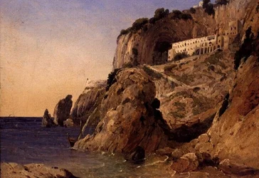Un monasterio en la costa de Amalfi