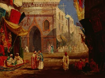 Una calle en El Cairo