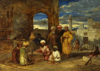 Árabes Jugando Ajedrez