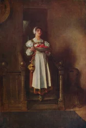 Una doncella del albergue, c1800
