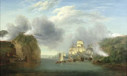 Forzando el paso del río Hudson