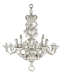 La lámpara de araña real de Givenchy Hanover, 1736