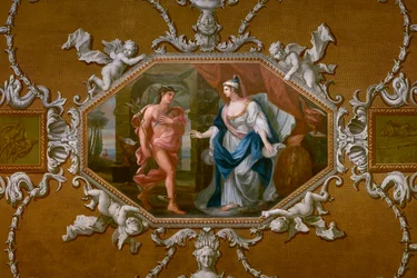 El techo de la Galería del Rey