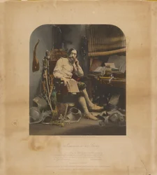 Don Quijote en su estudio