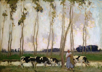 Paisaje bretón (óleo sobre lienzo)