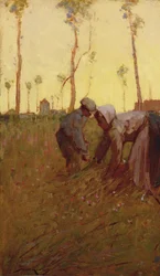 Hay Time (óleo sobre lienzo)