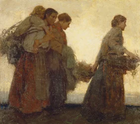 En los diques, c.1910 (óleo sobre lienzo)