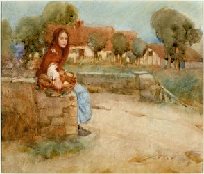El tiempo era joven, c.1903-14 (Acuarela)