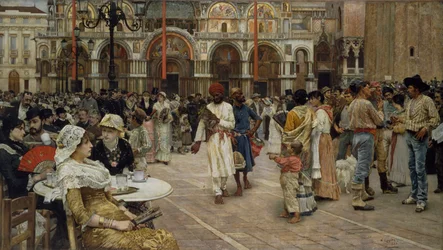 La Piazza di San Marco, Venecia, 1883