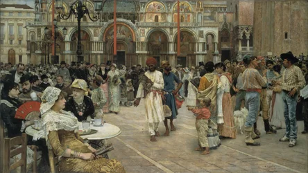 La Piazza de San Marcos, Venecia