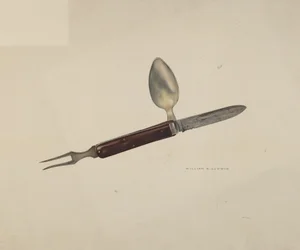 Juego de cubiertos, c. 1941