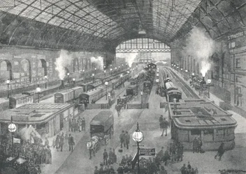 Estación Cannon Street - Noche, 1891