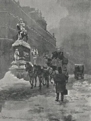 Holborn Circus - Una mañana de invierno, 1891