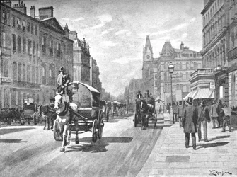 Calle New Bridge, Blackfriars, 1891