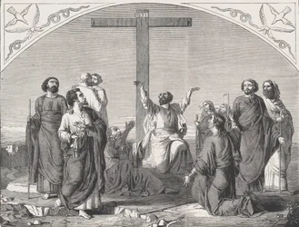 La misión de los apóstoles, de Illustrated London News, octubre 30, 1865