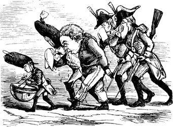 Ilustración del libro La Rosa y El Anillo, de William Thackeray, 1855