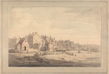 Casas junto al río
