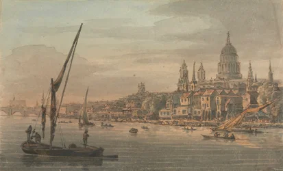 La ciudad y San Pablo desde la orilla sur