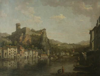 Vista en Lyon (óleo sobre lienzo)